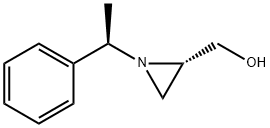 [1-(1'(R)-알파-메틸벤질)-아지리딘-2(S)-일]-메탄올 구조식 이미지