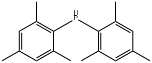 Bis(2,4,6-trimethylphenyl)phosphine Structure