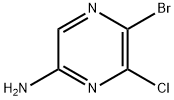 5-BROMO-6-CHLOROPYRAZIN-2-AMINE Structure