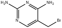 2,4-Pyrimidinediamine, 5-(bromomethyl)- (9CI) Structure