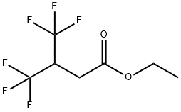 ETHYL 4,4,4-TRIFLUORO-3-(TRIFLUOROMETHYL)BUTYRATE Structure