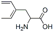 4-헥센산,2-아미노-4-에테닐- 구조식 이미지