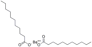 Diundecanoic acid barium salt Structure