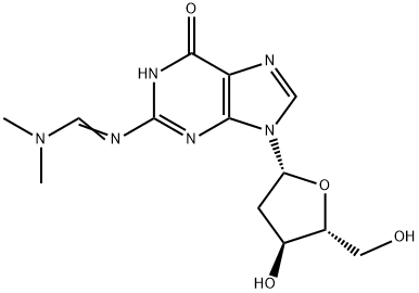 2'-DEOXY-N2-DIMETHYLAMINOMETHYLENE-GUANOSINE Structure