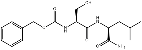 N-benzyloxycarbonylserylleucinamide Structure