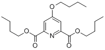 Dibutyl 4-butoxy-2,6-pyridinedicarboxylate Structure