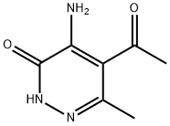 5-ACETYL-4-AMINO-6-METHYL-2H-PYRIDAZIN-3-ONE Structure