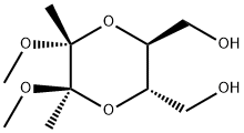 (2R,3R,5S,6S)-5,6-Bis(hydroxyMethyl)-2,3-diMethoxy-2,3-diMethyl-1,4-dioxane Structure