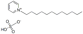 1-dodecylpyridinium hydrogen sulphate  Structure