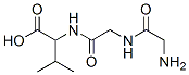 N-(N-glycylglycyl)-DL-valine  Structure