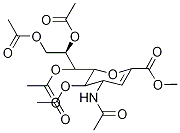 METHYL 5,7,8,9-TETRA-O-ACETYL-4-ACYLAMINO-2,6-ANHYDRO-3,4-DIDEOXY-D-GLYCERO-D-GALACTO-2-ENONATE 구조식 이미지