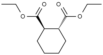 TRANS-1,2-CYCLOHEXANEDICARBOXYLIC ACID DIETHYL ESTER Structure