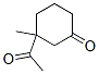 시클로헥사논,3-아세틸-3-메틸-(9CI) 구조식 이미지