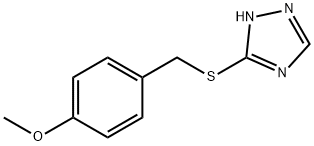 3-[(4-METHOXYBENZYL)THIO]-1H-1,2,4-TRIAZOLE Structure