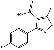 3-(4-FLUOROPHENYL)-5-METHYL-4-ISOXAZOLECARBOXYLIC ACID Structure