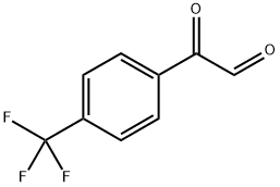 4-(TRIFLUOROMETHYL)PHENYLGLYOXAL HYDRATE 구조식 이미지