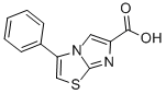 3-PHENYLIMIDAZO[2,1-B]THIAZOLE-6-CARBOXYLIC ACID 구조식 이미지