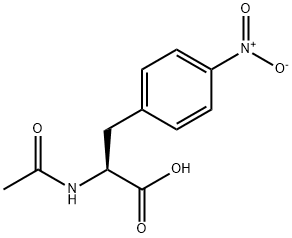 (S)-2-Acetamido-3-(4-nitrophenyl)propanoic acid Structure