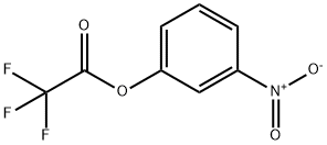 아세트산,2,2,2-트리플루오로-,3-니트로페닐에스테르 구조식 이미지