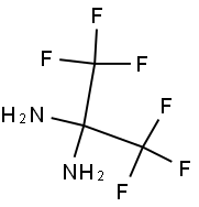 1,1,1,3,3,3-헥사플루오로프로판-2,2-디아민 구조식 이미지