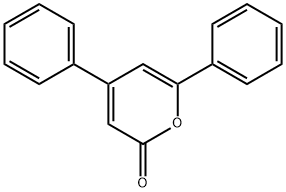 4,6-DIPHENYL-2-PYRONE Structure