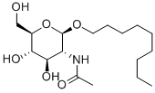 NONYL-2-ACETAMIDO-2-DEOXY-BETA-D-GLUCOPYRANOSIDE Structure