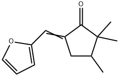 5-Furfurylidene-2,2,3-trimethylcyclopentanone 구조식 이미지