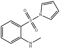 1-[(2-Methylaminophenyl)sulfonyl]-1H-pyrrole Structure