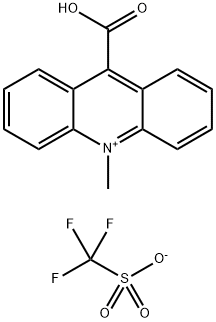 9-Carboxy-10-MethylacridiniuM TrifluoroMethanesulfonic Acid Salt Structure