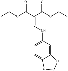 diethyl [[3,4-(methylenedioxy)anilino]methylene]malonate Structure