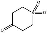 1,1-Dioxo-tetrahydro-thiopyran-4-one 구조식 이미지