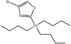4-Bromo-2-(tributylstannyl)-1,3-thiazole 구조식 이미지