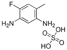 4-FLUORO-6-METHYL-m-PHENYLENEDIAMINE SULFATE Structure