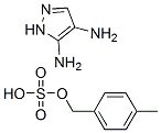 4-METHYLBENZYL 4,5-DIAMINO PYRAZOLE SULFATE Structure