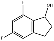 5,7-DIFLUORO-2,3-DIHYDRO-1H-INDEN-1-OL Structure