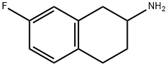 7-FLUORO-1,2,3,4-TETRAHYDRO-NAPHTHALEN-2-YLAMINE Structure