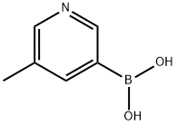 5-Methylpyridine-3-boronic acid 구조식 이미지