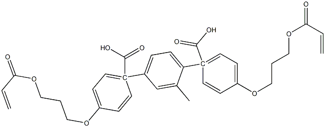 1,4-Bis-[4-(3-acryloyloxypropyloxy)benzoyloxy]-2-methylbenzene 구조식 이미지