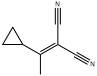 2-(1-사이클로프로필에틸렌)말로노니트릴 구조식 이미지