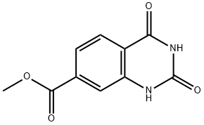 7-Quinazolinecarboxylic acid, 1,2,3,4-tetrahydro-2,4-dioxo-, Methyl ester Structure