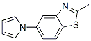 Benzothiazole, 2-methyl-5-(1H-pyrrol-1-yl)- (9CI) Structure