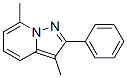 3,7-디메틸-2-페닐피라졸로[1,5-a]피리딘 구조식 이미지