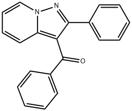 3-Benzoyl-2-phenylpyrazolo[1,5-a]pyridine Structure