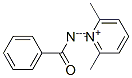 N-벤조일-2,6-디메틸-1-아조니아벤젠-1-아민음이온 구조식 이미지