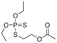 디티오인산S-[2-(아세틸옥시)에틸]O,O-디에틸에스테르 구조식 이미지