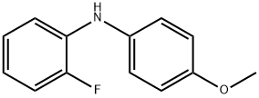 2-플루오로-N-(4-메톡시페닐)-벤젠아민 구조식 이미지