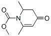1(2H)-피리딘카르복실산,3,4-디히드로-2,6-디메틸-4-옥소-,메틸에스테르 구조식 이미지
