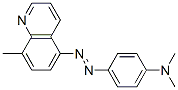 8-Methyl-5-(4-dimethylaminophenylazo)quinoline Structure