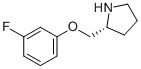 (R)-2-[(3-FLUOROPHENOXY)METHYL]-PYRROLIDINE Structure