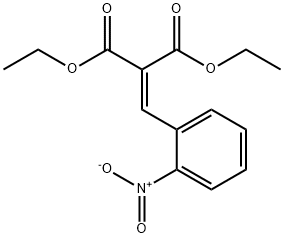 diethyl 2-[(2-nitrophenyl)methylidene]propanedioate Structure